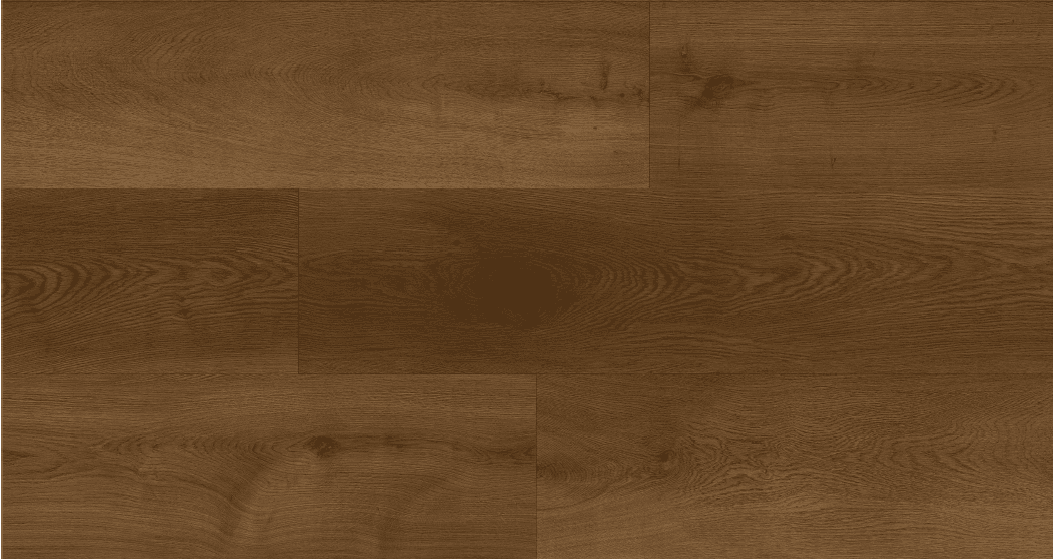 O'Hara Alpine Clivia SPC vinyl plank flooring, rich warm honey-chestnut brown