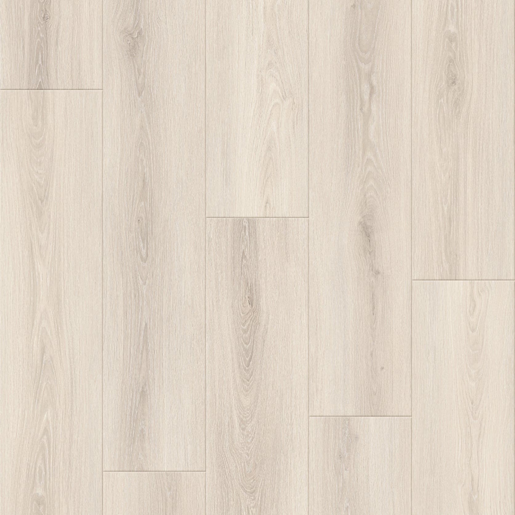 Horizon Oakel City waterproof laminate flooring, pale whitewashed cream-grey oak