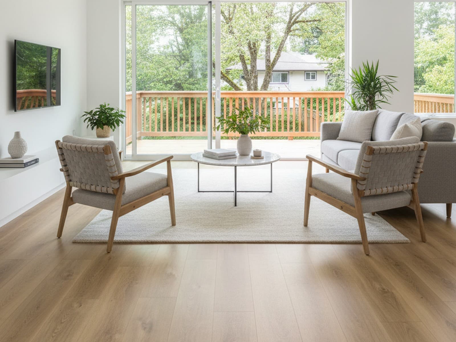 Finished flooring installation by Almimar Reno