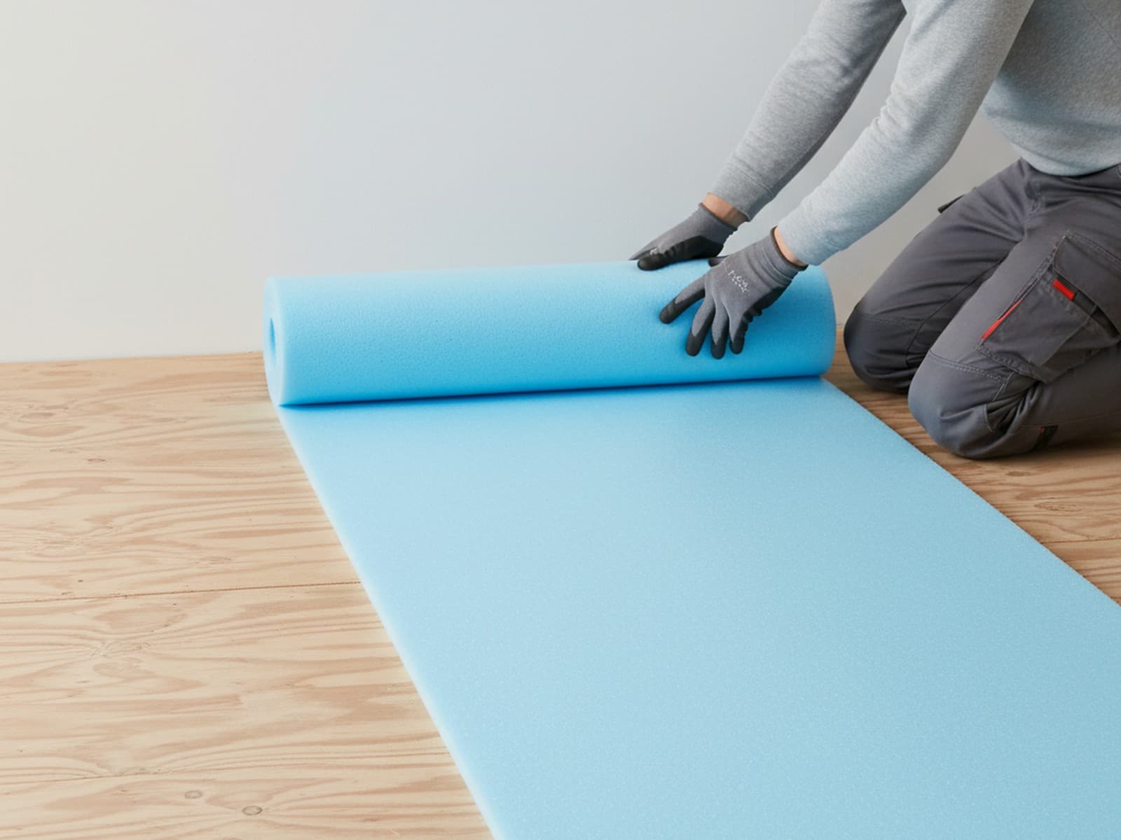 Subfloor prep and underlay